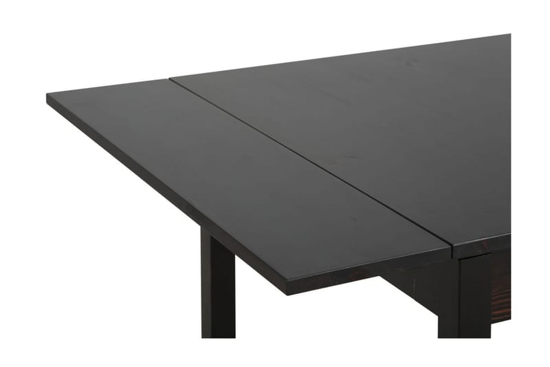Matbord Magret Förlängningsbart 80-120 cm - Svart - Matbord & köksbord