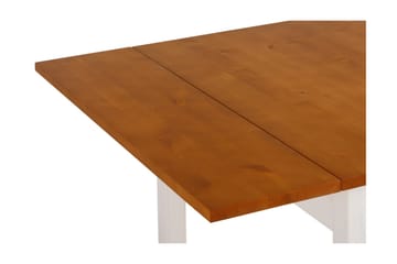 Matbord Magret Förlängningsbart 80-120 cm - Vit|Brun - Möbler - Bord & matgrupp - Matbord & köksbord