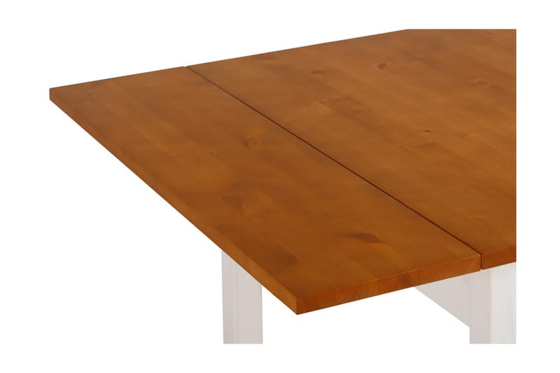 Matbord Magret Förlängningsbart 80-120 cm - Vit|Brun - Möbler - Bord & matgrupp - Matbord & köksbord