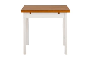 Matbord Magret Förlängningsbart 80-120 cm - Vit|Brun - Möbler - Bord & matgrupp - Matbord & köksbord