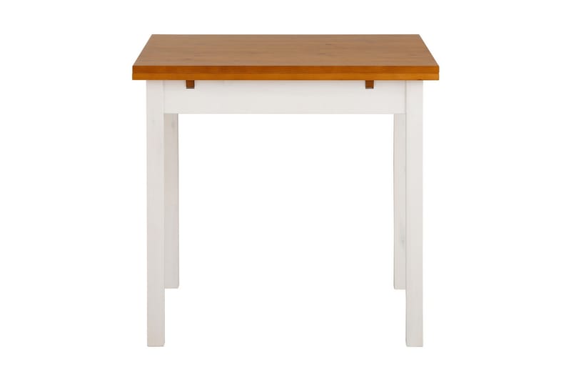 Matbord Magret Förlängningsbart 80-120 cm - Vit|Brun - Möbler - Bord & matgrupp - Matbord & köksbord