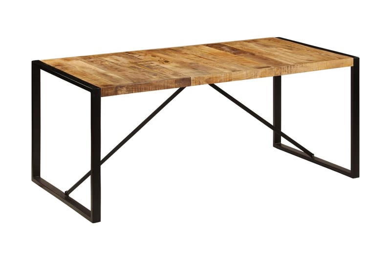 Matbord massivt grovt mangoträ 180 cm - Brun - Matbord & köksbord