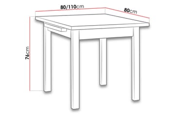 Matbord Mincey 120 cm - Mörkt trä - Möbler - Bord & matgrupp - Matbord & köksbord