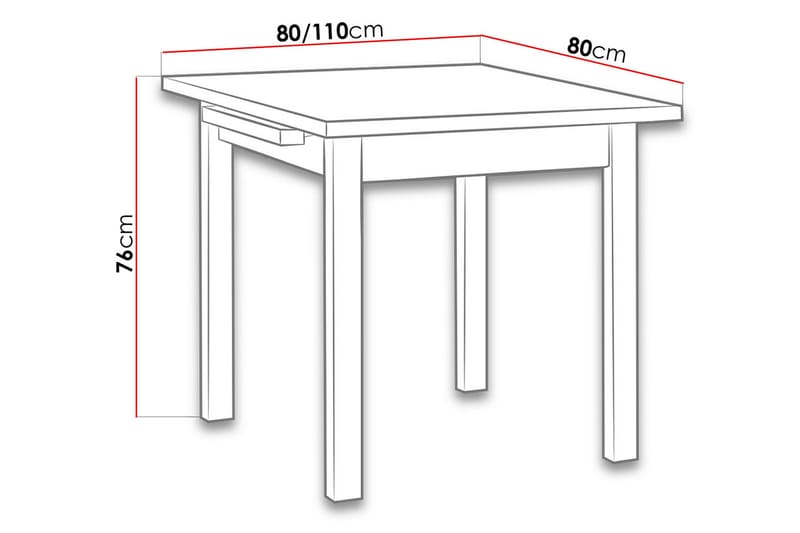 Matbord Mincey 120 cm - Mörkt trä - Möbler - Bord & matgrupp - Matbord & köksbord