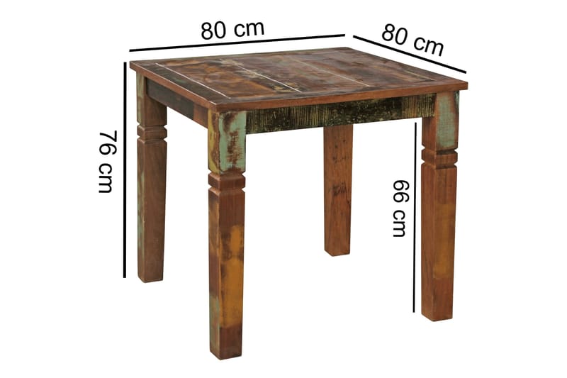 Matbord Mirao 80 cm - Flerfärgad - Matbord & köksbord