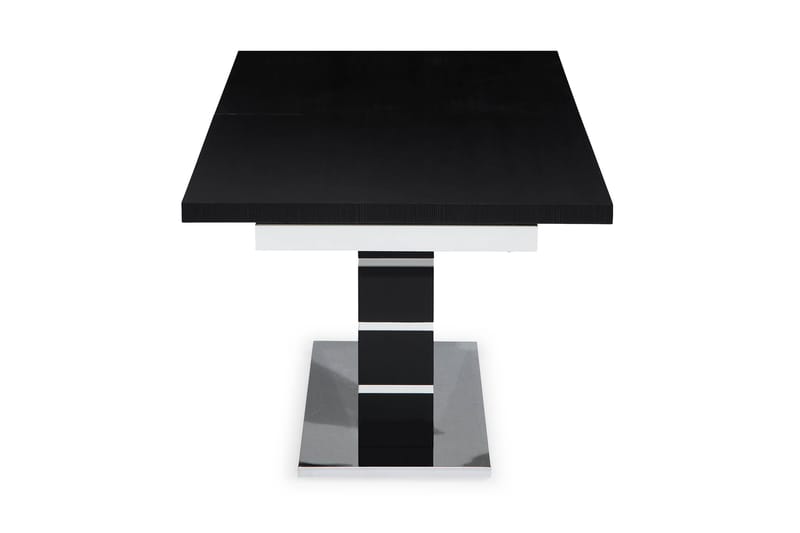 Matbord Mueller Förlängningsbart 180 cm - Svart|Vit - Möbler - Bord & matgrupp - Matbord & köksbord