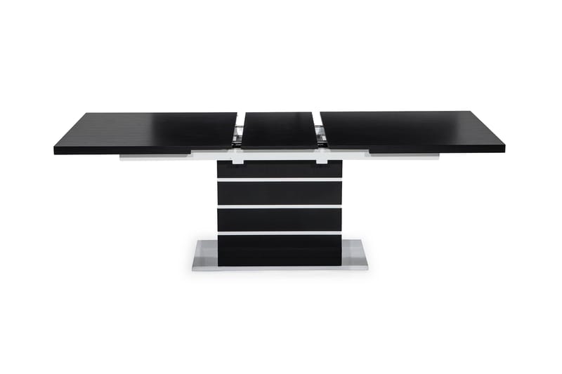 Matbord Mueller Förlängningsbart 180 cm - Svart|Vit - Möbler - Bord & matgrupp - Matbord & köksbord