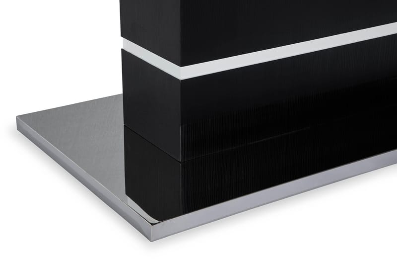 Matbord Mueller Förlängningsbart 180 cm - Svart|Vit - Möbler - Bord & matgrupp - Matbord & köksbord