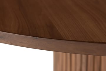 Matbord Neandir 120 cm Massiv Valnöt Runt - Brun - Möbler - Bord & matgrupp - Matbord & köksbord