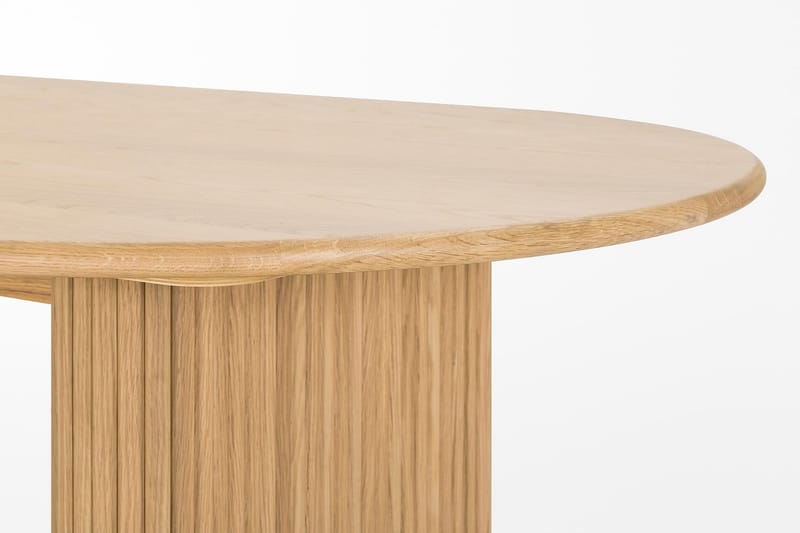 Matbord Neandir 220 cm Ovalt - Natur - Matbord & köksbord