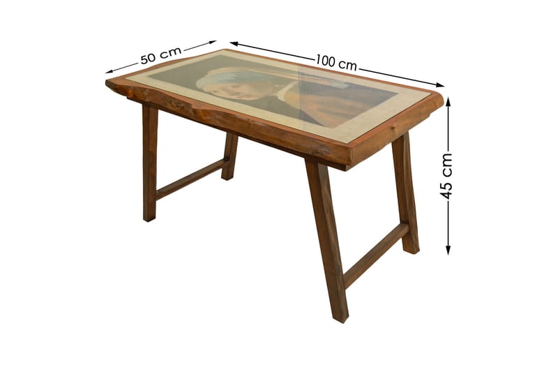 Matbord Nordkis 100 cm - Valnöt/Mörkbrun - Matbord & köksbord