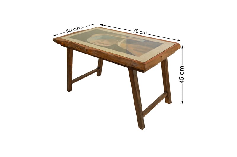 Matbord Nordkis 70 cm - Valnöt/Mörkbrun - Matbord & köksbord