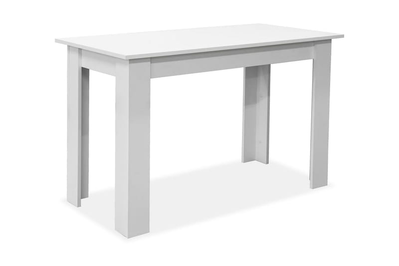 Matbord och bänkar 3 delar spånskiva vit - Vit - Matbord & köksbord