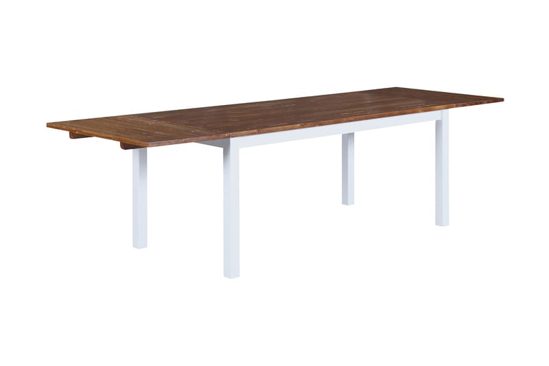 Matbord Octavia Förlängningsbart 90 cm - Natur/Vit - Matbord & köksbord