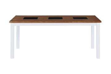 Matbord Octavia Förlängningsbart 90 cm - Natur/Vit/Svart - Möbler - Bord & matgrupp - Matbord & köksbord