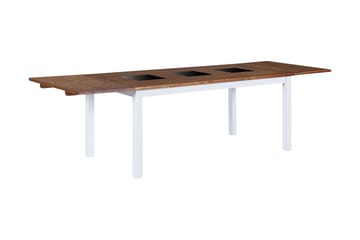 Matbord Octavia Förlängningsbart 90 cm - Natur/Vit/Svart - Möbler - Bord & matgrupp - Matbord & köksbord