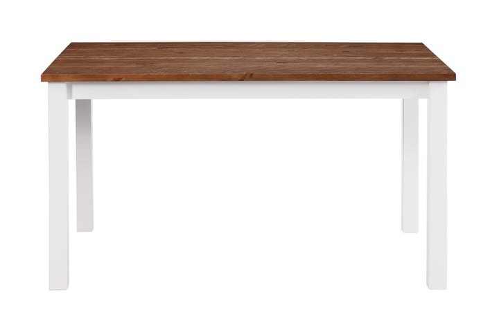 Matbord Octavia Förlängningsbart 90 cm - Vit/Natur - Matbord & köksbord