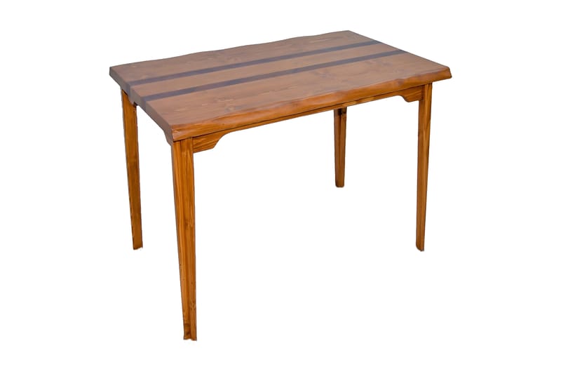 Matbord Rautas 120 cm - Mörkbrun - Matbord & köksbord