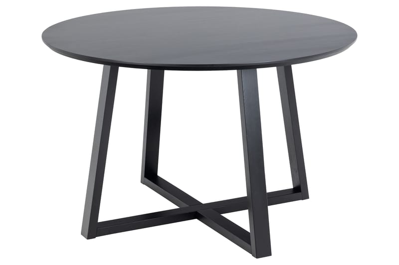 Matbord Saneha 120 cm Rund - Svart - Möbler - Bord & matgrupp - Matbord & köksbord