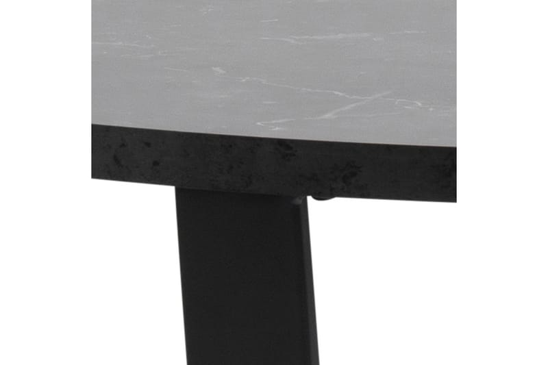 Matbord Sansi 110 cm Rund - Svart - Matbord & köksbord