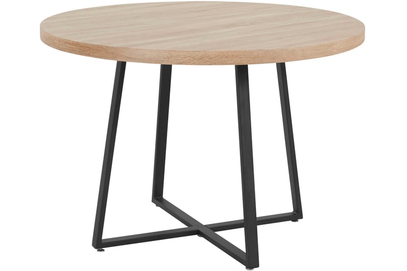 Matbord Sella Runt 110 cm - Natur/Svart - Möbler - Bord & matgrupp - Matbord & köksbord