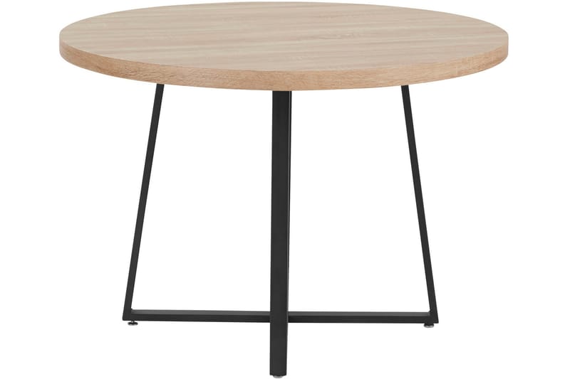 Matbord Sella Runt 110 cm - Natur/Svart - Möbler - Bord & matgrupp - Matbord & köksbord