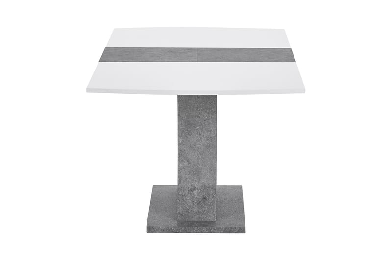 Matbord Seseli Förlängningsbart 140 cm - Vit|Grå - Möbler - Bord & matgrupp - Matbord & köksbord