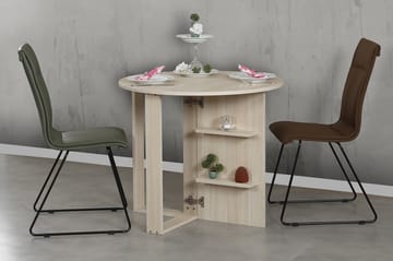 Matbord Skoglund Runt Hopfällbart - Ek - Möbler - Bord & matgrupp - Matbord & köksbord