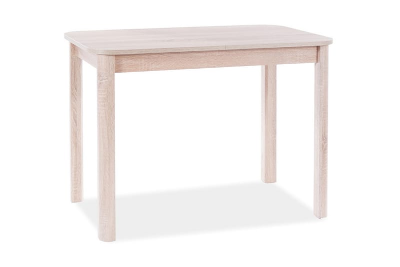 Matbord Soeur Förlängningsbart 105 cm - Sonomaek/Vitpigmenterad - Klaffbord & hopfällbart bord - Marmorbord - Matbord & köksbord