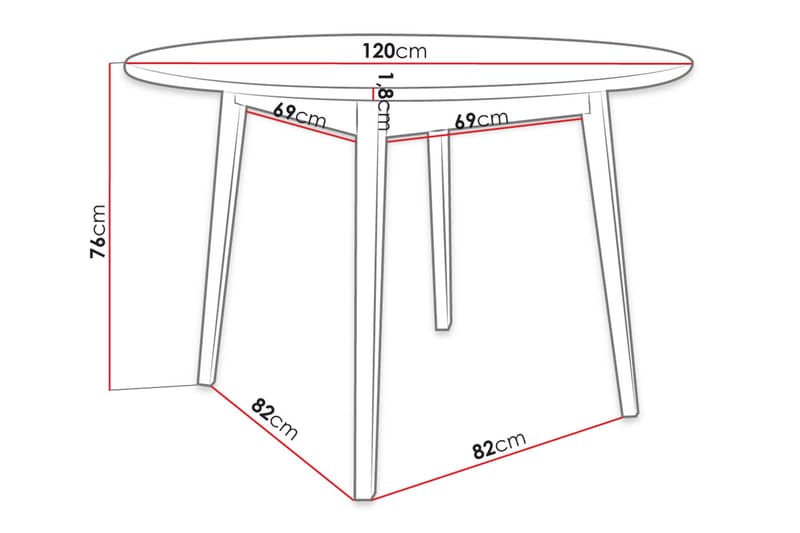 Matbord - Svart - Möbler - Bord & matgrupp - Matbord & köksbord