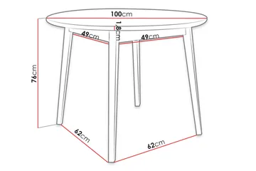 Matbord - Svart - Möbler - Bord & matgrupp - Matbord & köksbord