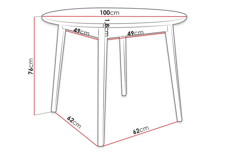 Matbord - Svart - Möbler - Bord & matgrupp - Matbord & köksbord