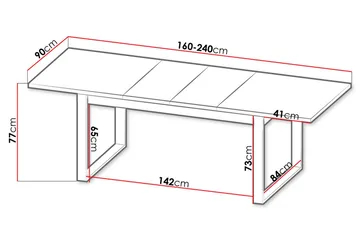 Matbord - Svart|Ek - Möbler - Bord & matgrupp - Matbord & köksbord