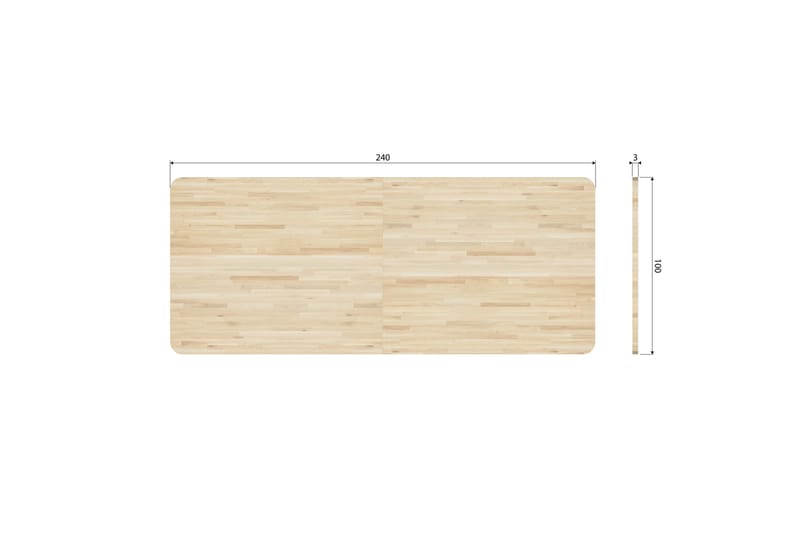 Matbord Tuor 240 cm - Natural - Möbler - Bord & matgrupp - Matbord & köksbord