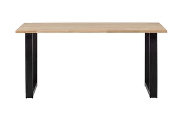 Matbord Tuor U-Formade Ben 160 cm Obehandlat - Ek/Svart - Möbler - Bord & matgrupp - Matbord & köksbord