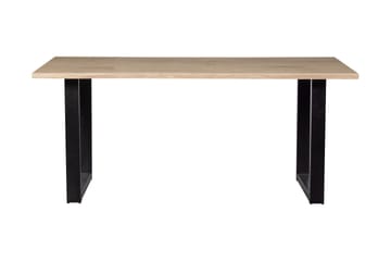 Matbord Tuor U-Formade Ben 180 cm - Ek/Svart - Möbler - Bord & matgrupp - Matbord & köksbord