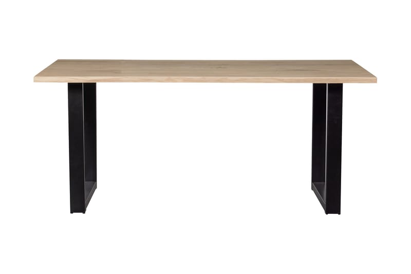 Matbord Tuor U-Formade Ben 180 cm - Ek/Svart - Möbler - Bord & matgrupp - Matbord & köksbord