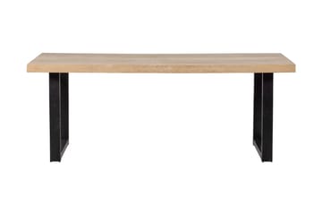 Matbord Tuor U-Formade Ben 180 cm - Natur/Svart - Möbler - Bord & matgrupp - Matbord & köksbord