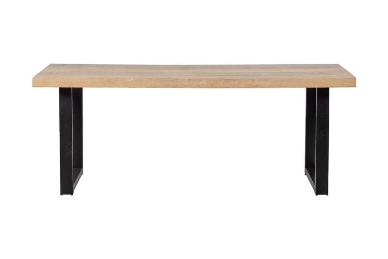 Matbord Tuor U-Formade Ben 180 cm - Natur/Svart - Möbler - Bord & matgrupp - Matbord & köksbord