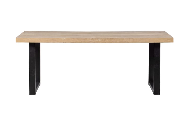 Matbord Tuor U-Formade Ben 180 cm - Natur/Svart - Matbord & köksbord