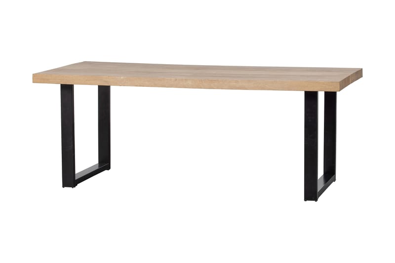 Matbord Tuor U-Formade Ben 180 cm - Natur/Svart - Möbler - Bord & matgrupp - Matbord & köksbord