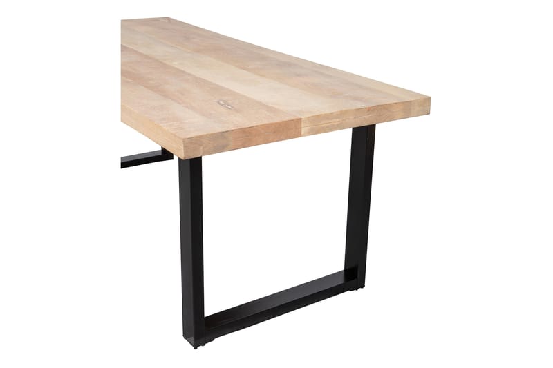 Matbord Tuor U-Formade Ben 180 cm - Natur/Svart - Möbler - Bord & matgrupp - Matbord & köksbord