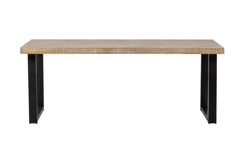 Matbord Tuor U-Formade Ben 180 cm - Spetskypert/Natur/Svart - Matbord & köksbord