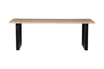 Matbord Tuor U-Formade Ben 199 cm - Ek/Svart - Möbler - Bord & matgrupp - Matbord & köksbord