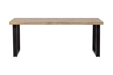 Matbord Tuor U-Formade Ben 200 cm - Spetskypert/Natur/Svart - Möbler - Bord & matgrupp - Matbord & köksbord