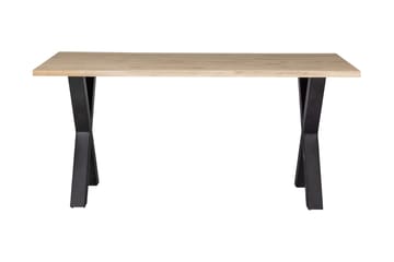 Matbord Tuor X-Formade Ben 180 cm - Ek/Svart - Möbler - Bord & matgrupp - Matbord & köksbord