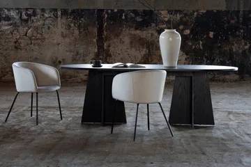 Matbord Venture Home Bootcut Matbord 230x115x75 cm Oval Black - Möbler - Bord & matgrupp - Matbord & köksbord