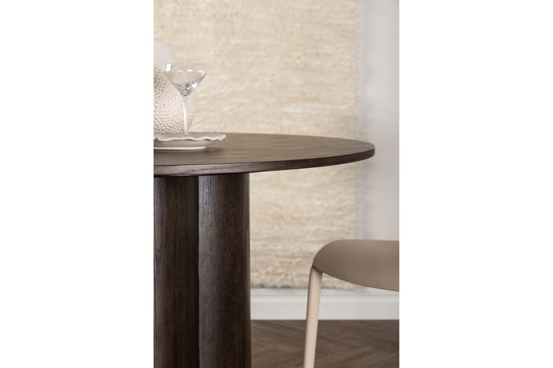 Matbord Venture Home Olivia Matbord 110 cm Runt Brown 110 cm - Möbler - Bord & matgrupp - Matbord & köksbord