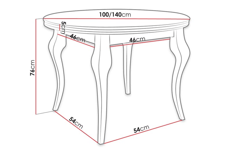 Matbord - Vit - Möbler - Bord & matgrupp - Matbord & köksbord