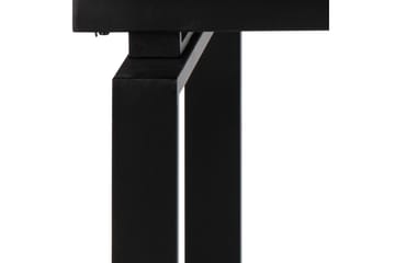 Matbord Vonarx 200 cm - Glas/Vit/Matt Svart - Möbler - Bord & matgrupp - Matbord & köksbord